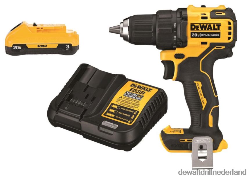 Dewalt Boormachine Z6ZND0176 | DEWALT 20v max atomaire compacte 1/2 in boor/schroevendraaier 3ah kitbundel hulpmiddelen