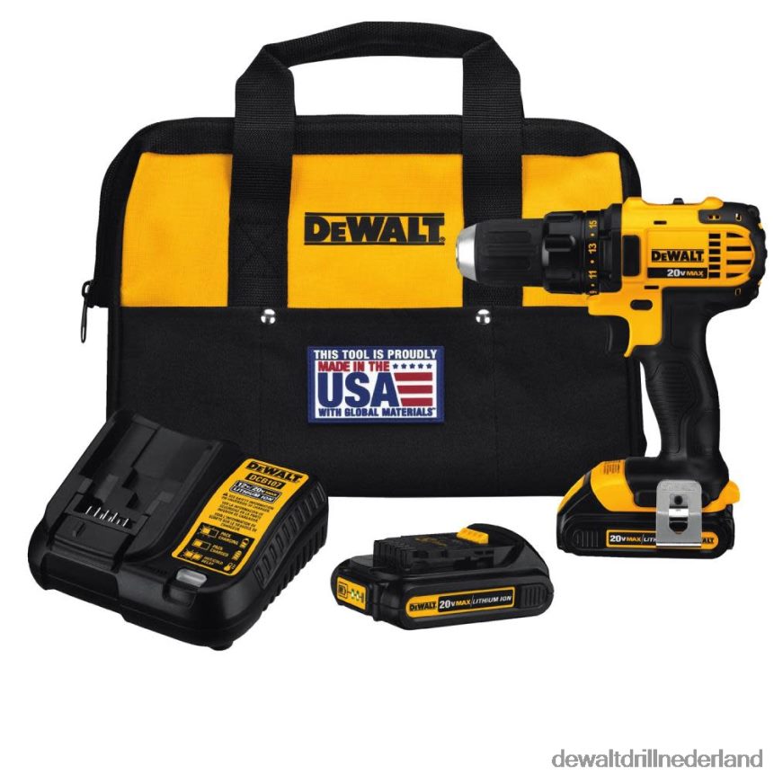 Dewalt Boormachine Z6ZND0181 | DEWALT dcd780c2 20v max compacte boormachinekit hulpmiddelen