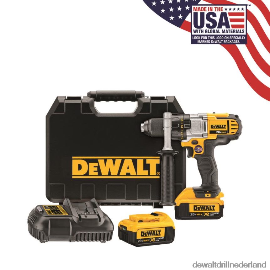 Dewalt Boormachine Z6ZND0193 | DEWALT 20 V max. lithium-ion premium boor-/schroevendraaierset met 3 versnellingen (4,0 Ah) hulpmiddelen