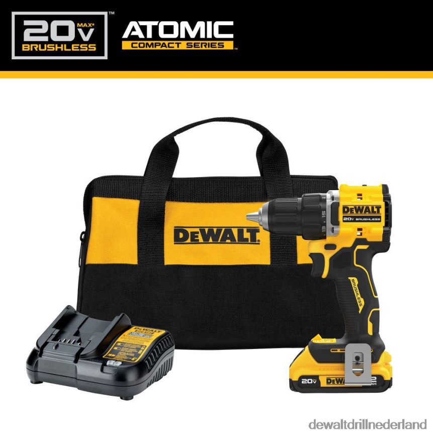Dewalt Boormachine Z6ZND021 | DEWALT 20V atomaire compacte boormachinekit hulpmiddelen