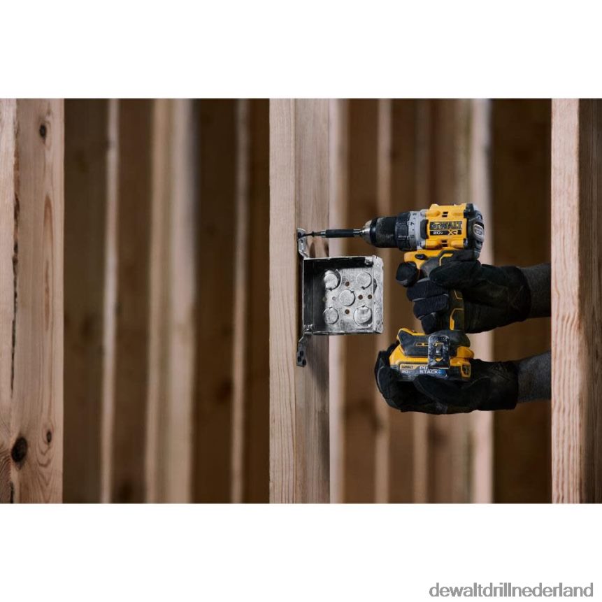 Dewalt Boormachine Z6ZND024 | DEWALT 20v xr compacte boormachine met powerstack hulpmiddelen