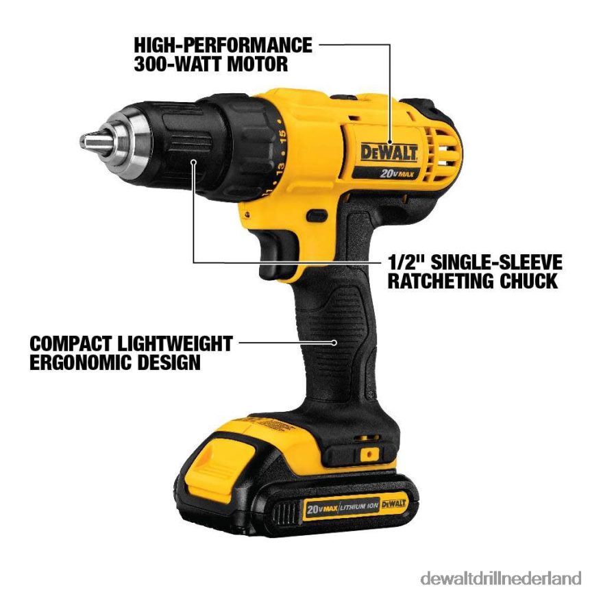 Dewalt Boormachine Z6ZND039 | DEWALT 20 V max Li-ion compacte boor/schroevendraaierset hulpmiddelen