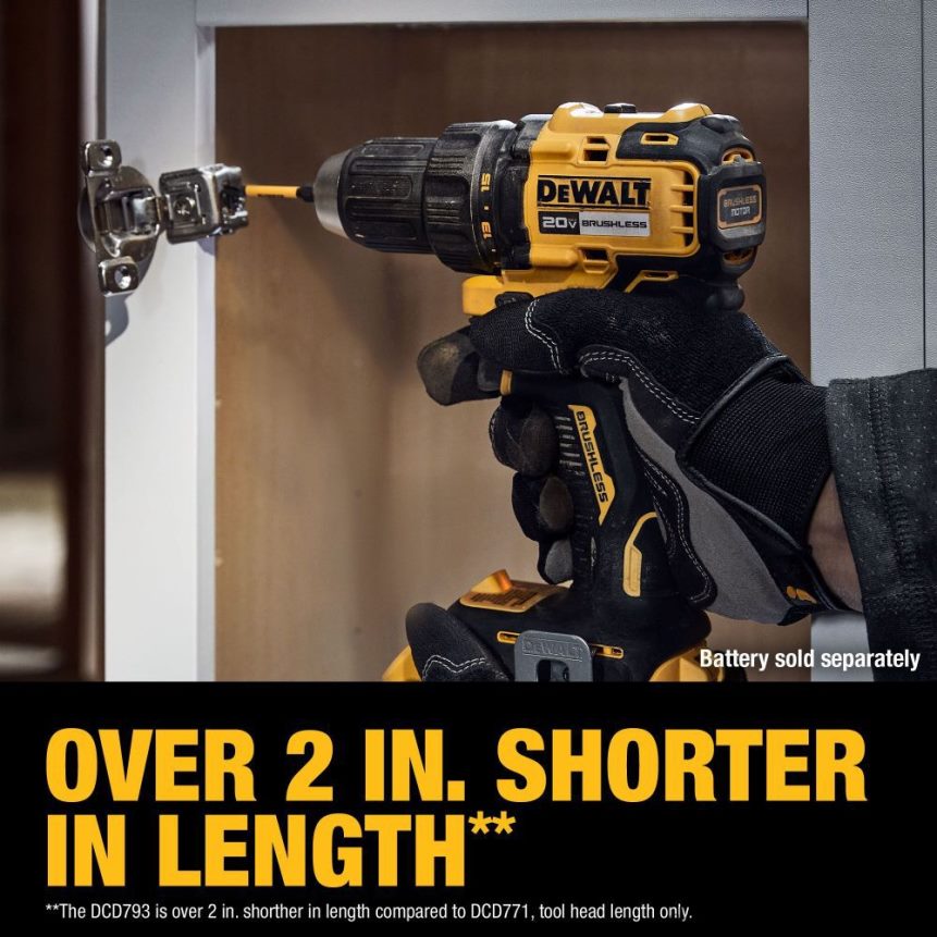Dewalt Boormachine Z6ZND067 | DEWALT 20v max. borstelloze draadloze 1/2 inch boormachine (zonder gereedschap) hulpmiddelen