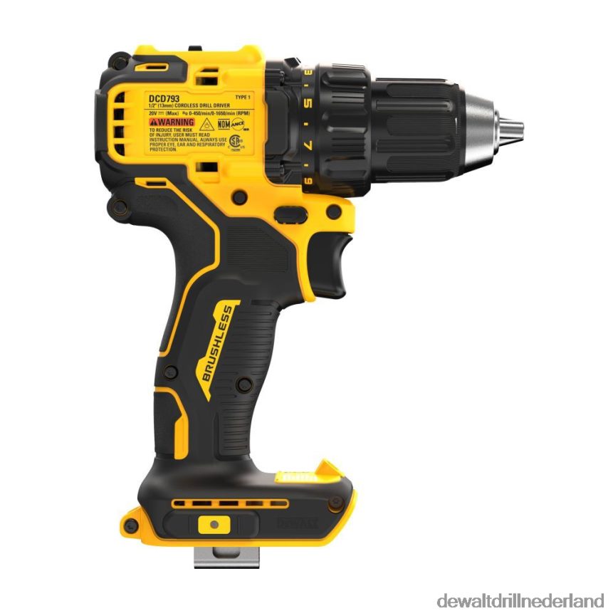 Dewalt Boormachine Z6ZND067 | DEWALT 20v max. borstelloze draadloze 1/2 inch boormachine (zonder gereedschap) hulpmiddelen