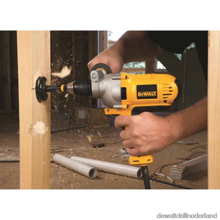 Dewalt Boormachine Z6ZND088 | DEWALT 10 ampère 1/2 inch snelspanboormachine met middenhandgreep hulpmiddelen