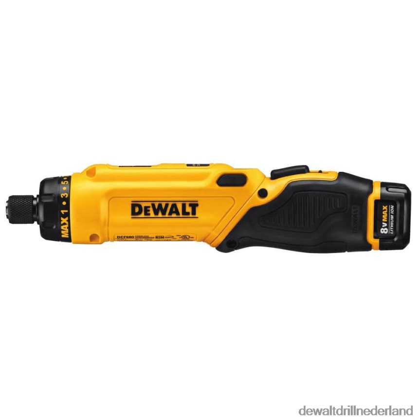 Dewalt Nederland Z6ZND012 | DEWALT 8 v max gyroscopische schroevendraaier 2 batterijset hulpmiddelen
