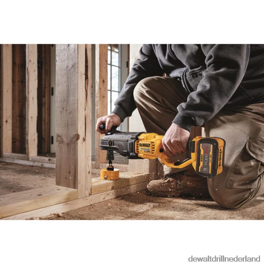 Dewalt Boormachine Z6ZND0102 | DEWALT 60 V max. spijker- en balkenboor (zonder gereedschap) snelwisselkop met e-koppeling hulpmiddelen