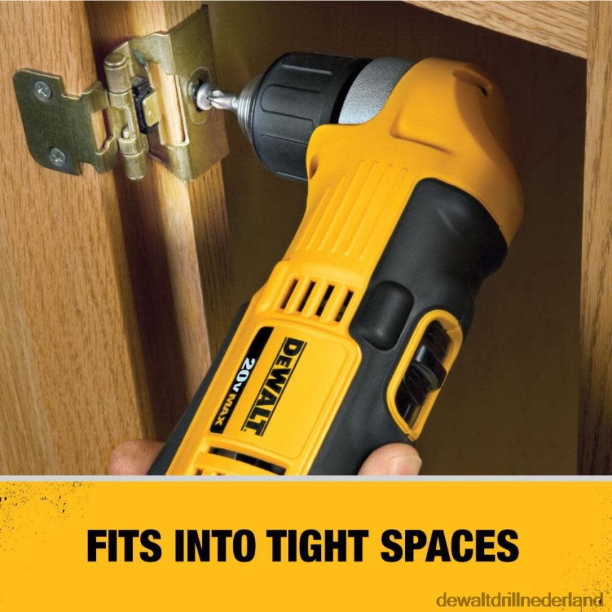 Dewalt Boormachine Z6ZND0163 | DEWALT 20v max. 3/8 inch haakse boormachine met starterkitbundel hulpmiddelen