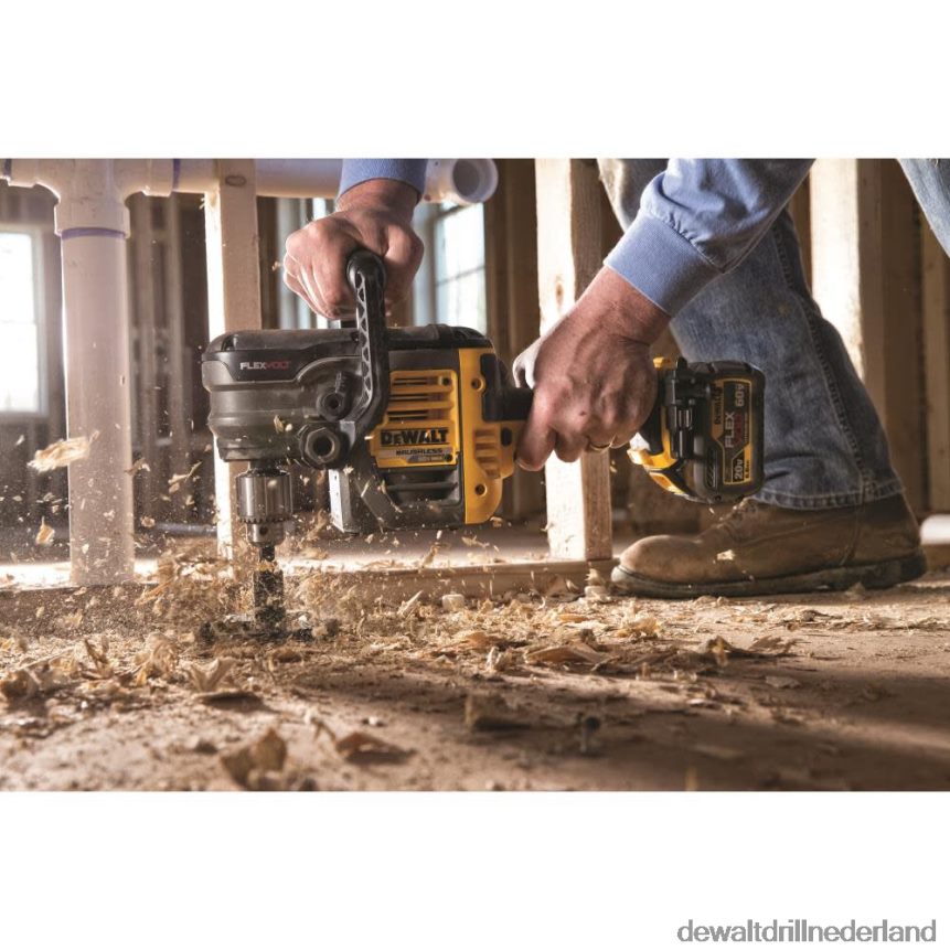 Dewalt Boormachine Z6ZND044 | DEWALT flexvolt 60v max vsr noppen- en balkenboorset met e-koppelingssysteem hulpmiddelen