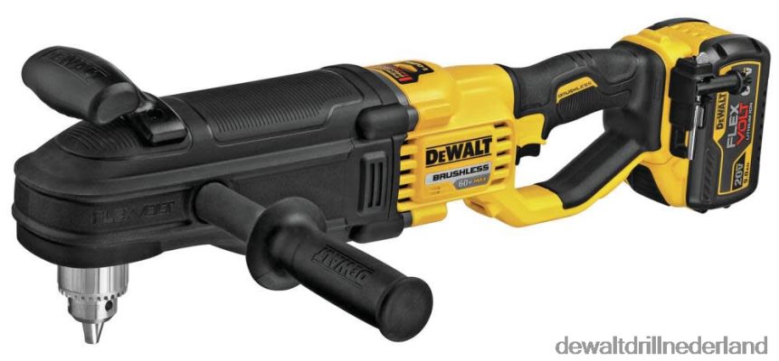 Dewalt Boormachine Z6ZND089 | DEWALT 60 v max in-line tap- en balkenboormachine met e-koppelingssysteemkit hulpmiddelen