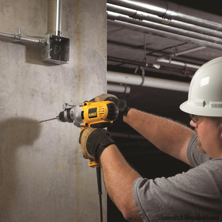 Dewalt Boormachine Z6ZND0104 | DEWALT 1/2 inch vsr hamerboorset met middenhandgreep hulpmiddelen