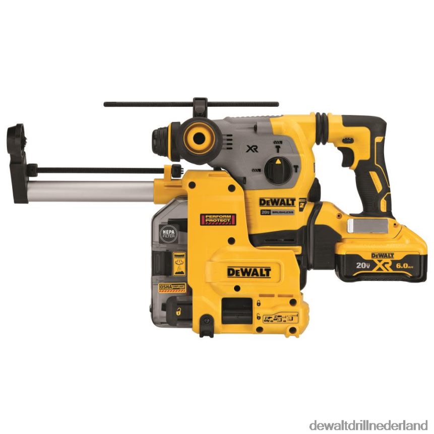 Dewalt Boormachine Z6ZND0137 | DEWALT 20v max xr 1-1/8in sds plus boorhamerset met stofopvang hulpmiddelen