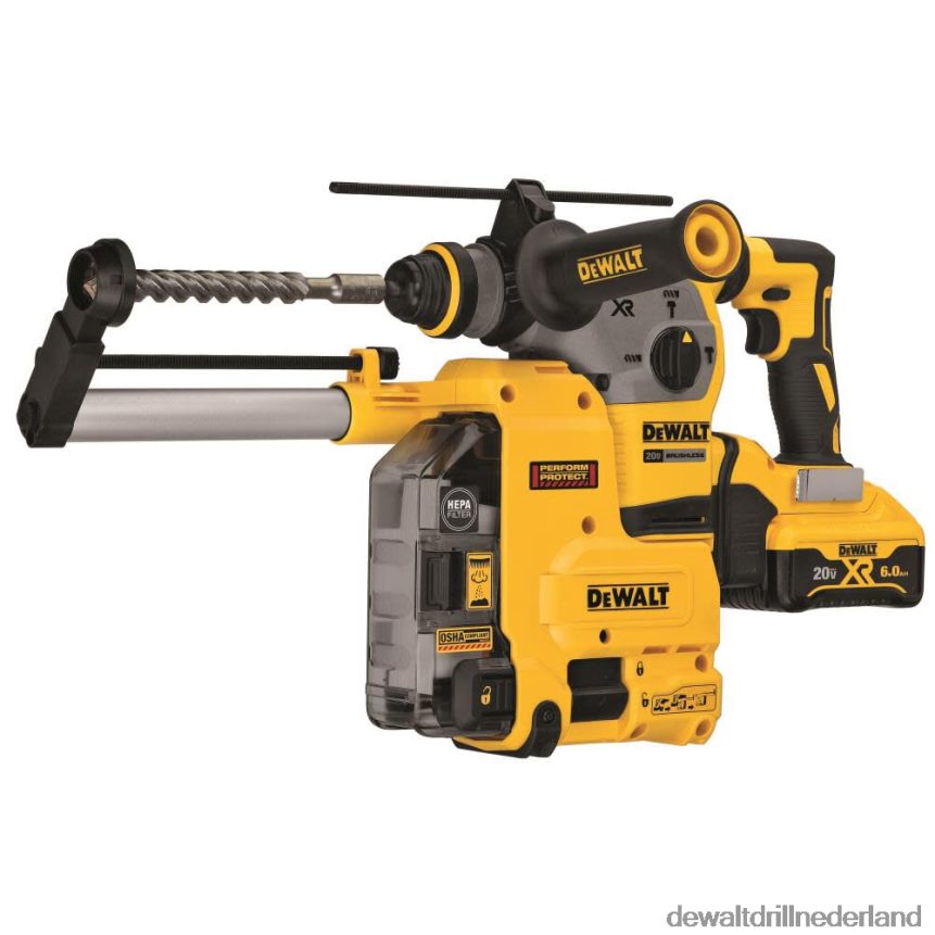 Dewalt Boormachine Z6ZND0137 | DEWALT 20v max xr 1-1/8in sds plus boorhamerset met stofopvang hulpmiddelen