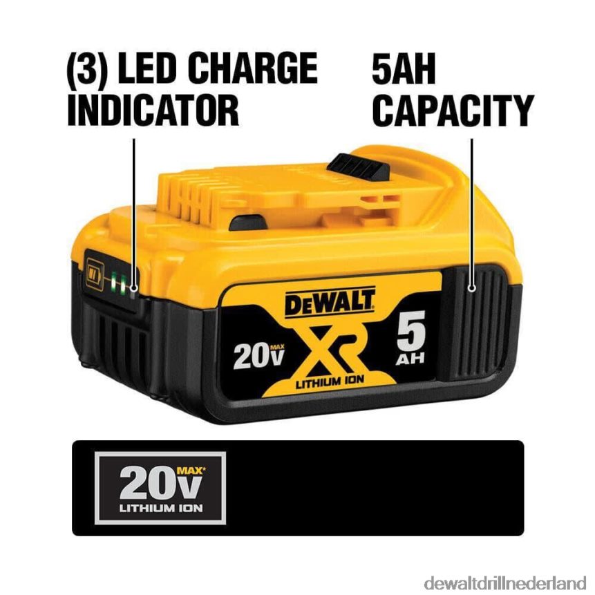 Dewalt Boormachine Z6ZND0143 | DEWALT 20v atomaire 1/2 inch hamerboorsetbundel hulpmiddelen