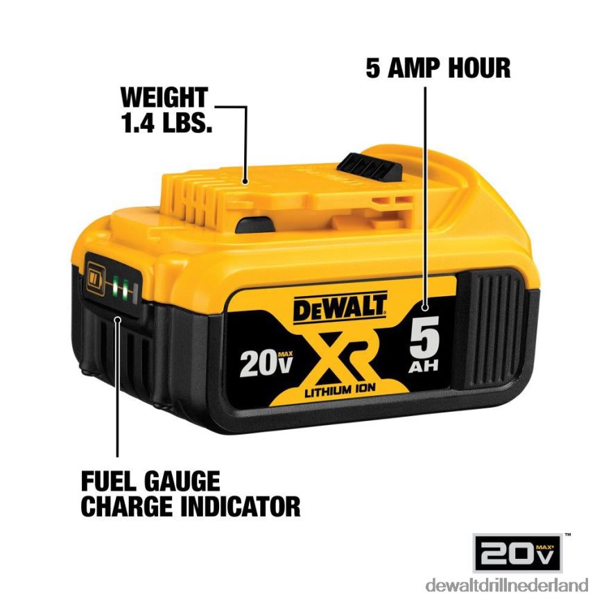 Dewalt Boormachine Z6ZND0143 | DEWALT 20v atomaire 1/2 inch hamerboorsetbundel hulpmiddelen