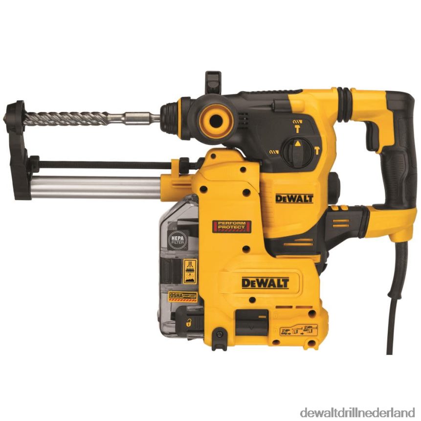 Dewalt Boormachine Z6ZND0151 | DEWALT 1-1/8-inch SDS-plus sleutelloze boorhamer met stofafzuiging hulpmiddelen