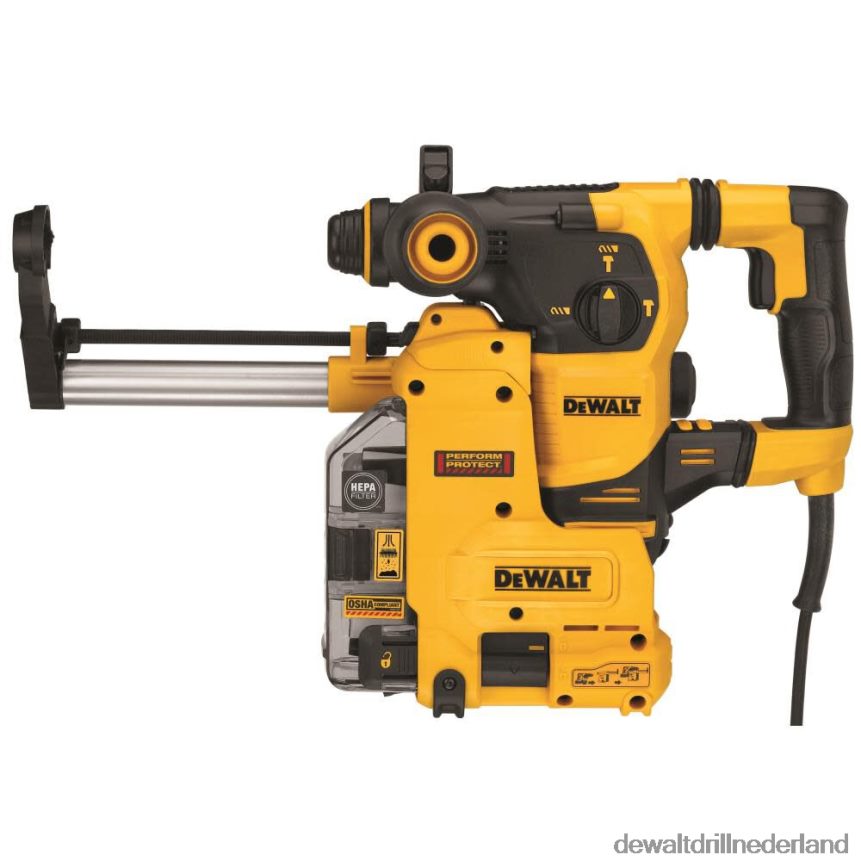 Dewalt Boormachine Z6ZND0151 | DEWALT 1-1/8-inch SDS-plus sleutelloze boorhamer met stofafzuiging hulpmiddelen