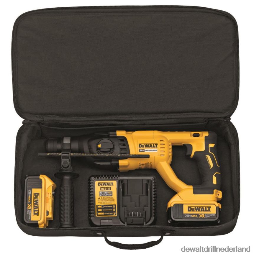 Dewalt Boormachine Z6ZND0153 | DEWALT 20v max xr borstelloze boorhamerset met 1 inch D-handgreep hulpmiddelen