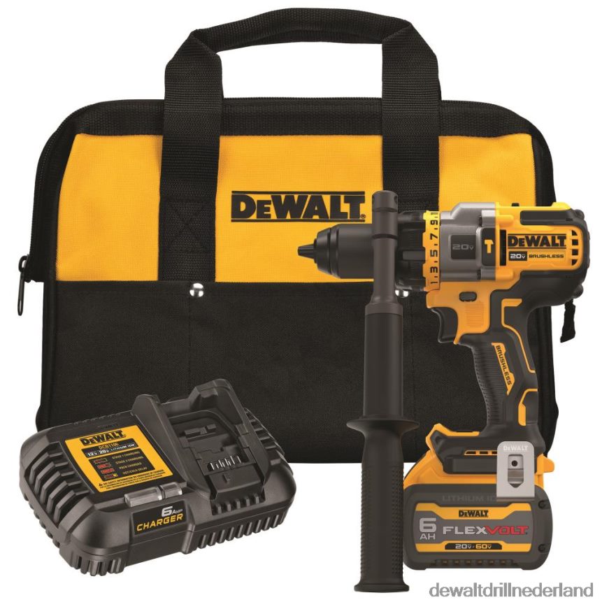 Dewalt Boormachine Z6ZND0179 | DEWALT 20v max. 1/2 inch boorhamer/schroevendraaier met FlexV voordeelkit hulpmiddelen