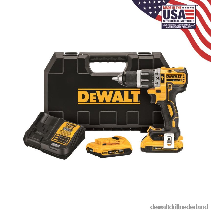 Dewalt Boormachine Z6ZND0190 | DEWALT 20 v max xr lithium-ion borstelloze compacte hamerboorset hulpmiddelen