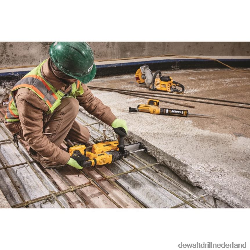 Dewalt Boormachine Z6ZND0192 | DEWALT 20v max xr borstelloze 1-1/8in sds plus boorhamerset met D-handvat hulpmiddelen