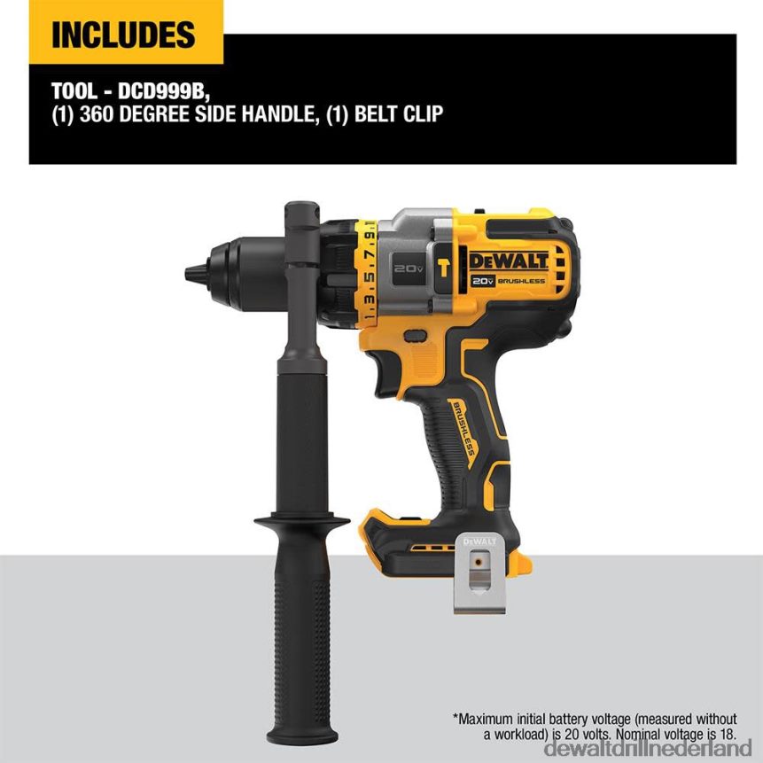 Dewalt Boormachine Z6ZND020 | DEWALT 20v max. 1/2 inch boorhamer/schroevendraaier met flexv-voordeel (zonder gereedschap) hulpmiddelen