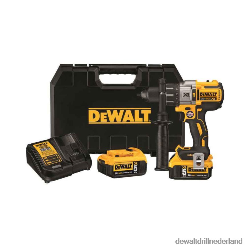 Dewalt Boormachine Z6ZND023 | DEWALT 20v max xr lithium-ion borstelloze hamerboorset met 3 snelheden hulpmiddelen