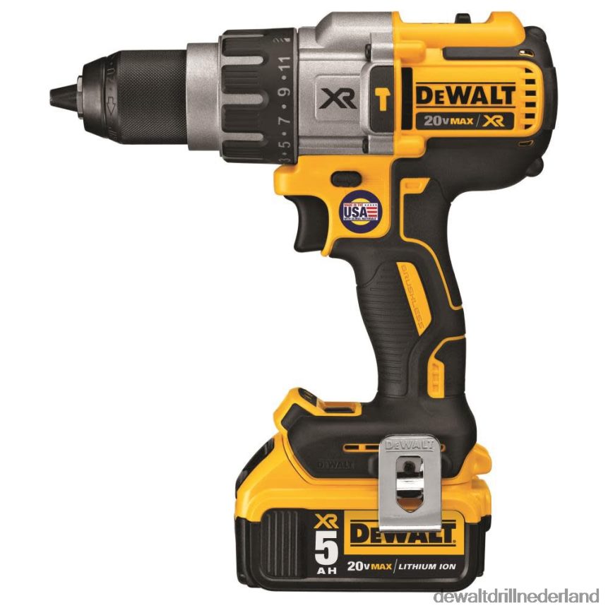 Dewalt Boormachine Z6ZND023 | DEWALT 20v max xr lithium-ion borstelloze hamerboorset met 3 snelheden hulpmiddelen