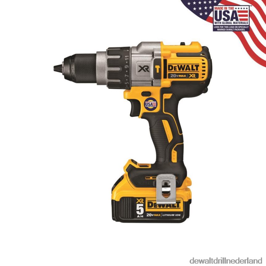 Dewalt Boormachine Z6ZND023 | DEWALT 20v max xr lithium-ion borstelloze hamerboorset met 3 snelheden hulpmiddelen