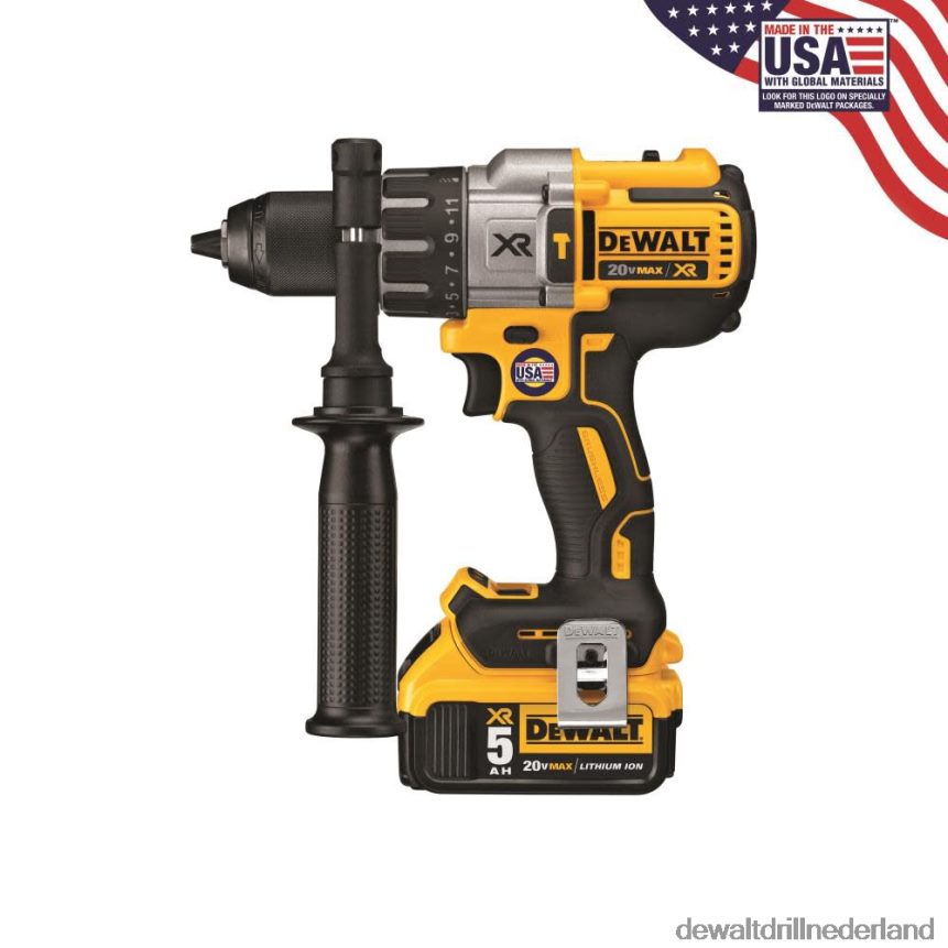 Dewalt Boormachine Z6ZND023 | DEWALT 20v max xr lithium-ion borstelloze hamerboorset met 3 snelheden hulpmiddelen