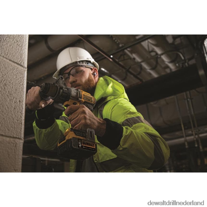 Dewalt Boormachine Z6ZND023 | DEWALT 20v max xr lithium-ion borstelloze hamerboorset met 3 snelheden hulpmiddelen