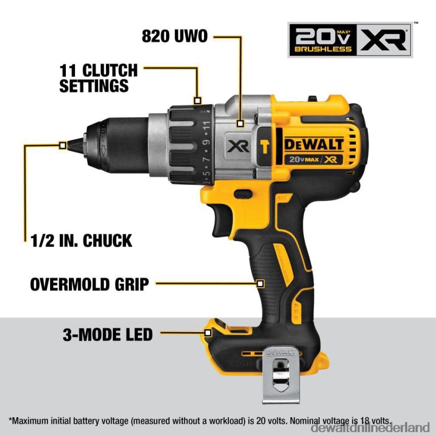 Dewalt Boormachine Z6ZND034 | DEWALT 20v max xr boorhamer (zonder gereedschap) hulpmiddelen