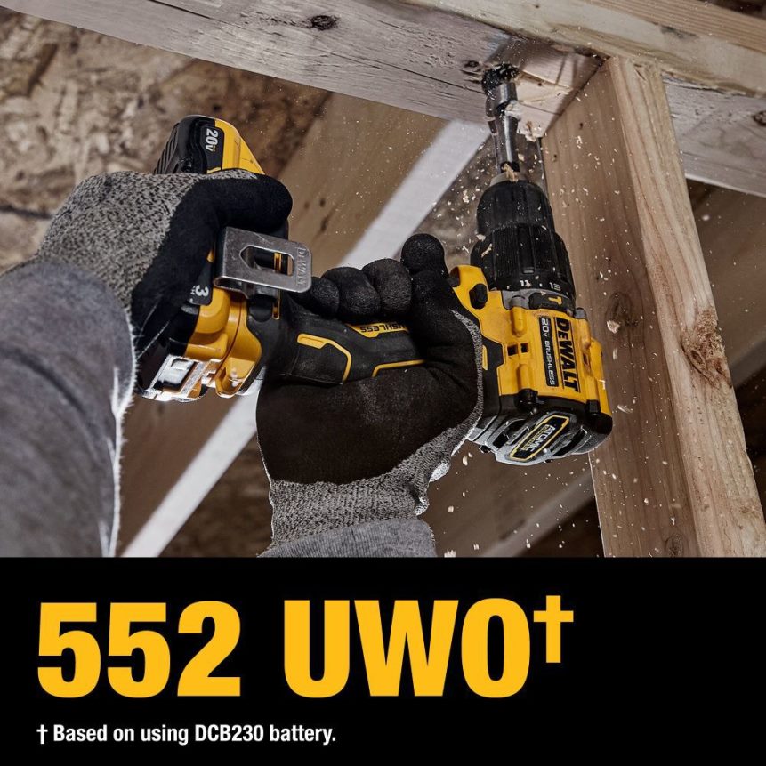 Dewalt Boormachine Z6ZND051 | DEWALT 20v max 1/2in boorhamer atomic compacte serie draadloze kit hulpmiddelen