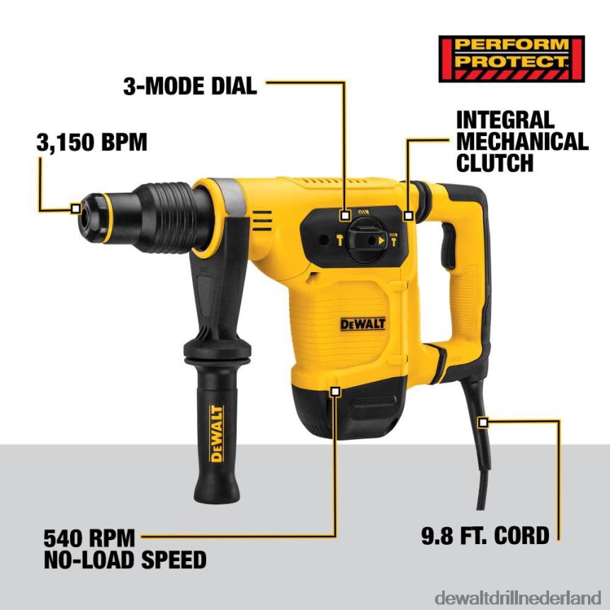 Dewalt Boormachine Z6ZND061 | DEWALT sds max combinatiehamer 1 9/16in hulpmiddelen