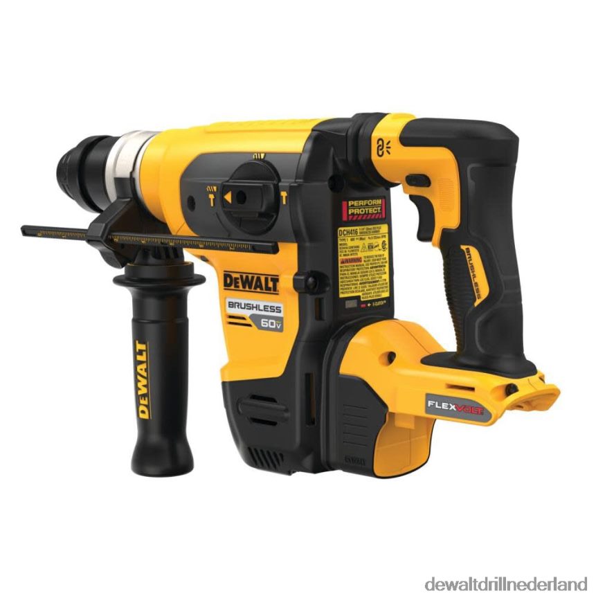 Dewalt Boormachine Z6ZND079 | DEWALT 60v max 1 1/4in borstelloze SDS plus boorhamer (zonder gereedschap) hulpmiddelen