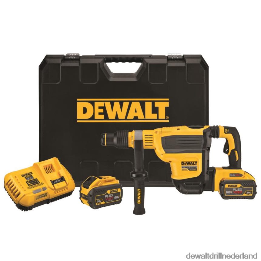 Dewalt Boormachine Z6ZND090 | DEWALT 60v max 1-3/4in sds max borstelloze combinatie boorhamerset hulpmiddelen