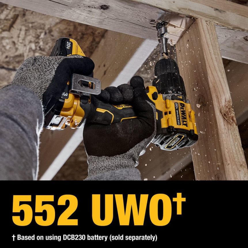 Dewalt Boormachine Z6ZND092 | DEWALT atomic compact series 20v max borstelloze draadloze 1/2 inch boorhamer (zonder gereedschap) hulpmiddelen