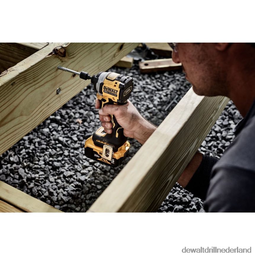Dewalt Nederland Z6ZND0110 | DEWALT atomaire 20v max. 1/4 inch borstelloze draadloze slagschroevendraaier met 3 snelheden hulpmiddelen