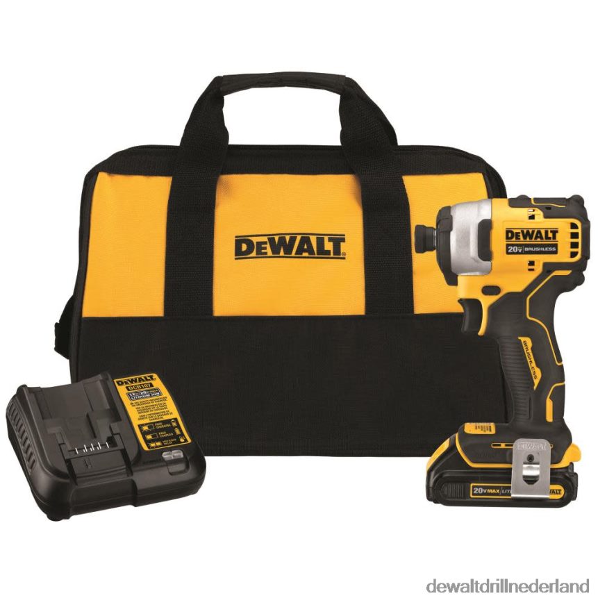 Dewalt Nederland Z6ZND0146 | DEWALT 20v max. borstelloze atomaire compacte 1/4 inch slagschroevendraaierset hulpmiddelen