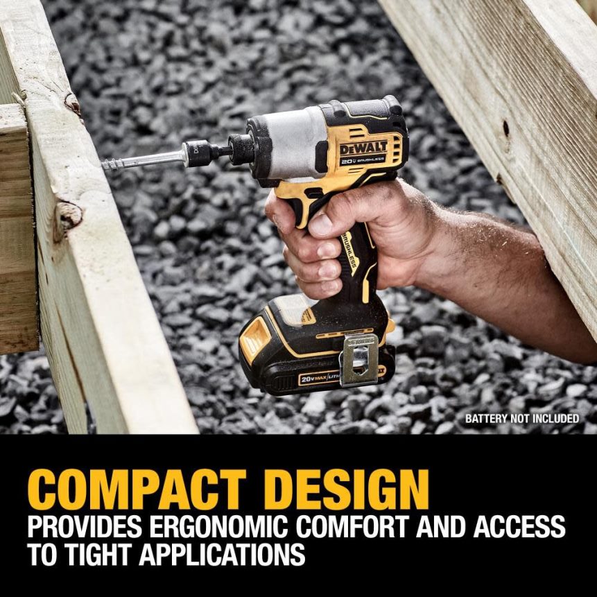 Dewalt Nederland Z6ZND0147 | DEWALT 20v max. slagschroevendraaier 1/4 inch borstelloos draadloos (zonder gereedschap) hulpmiddelen