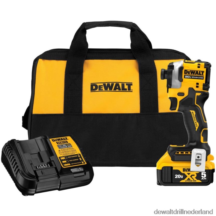 Dewalt Nederland Z6ZND014 | DEWALT atomic 20v max slagschroevendraaierset 1/4 inch 3 snelheden borstelloos draadloos hulpmiddelen