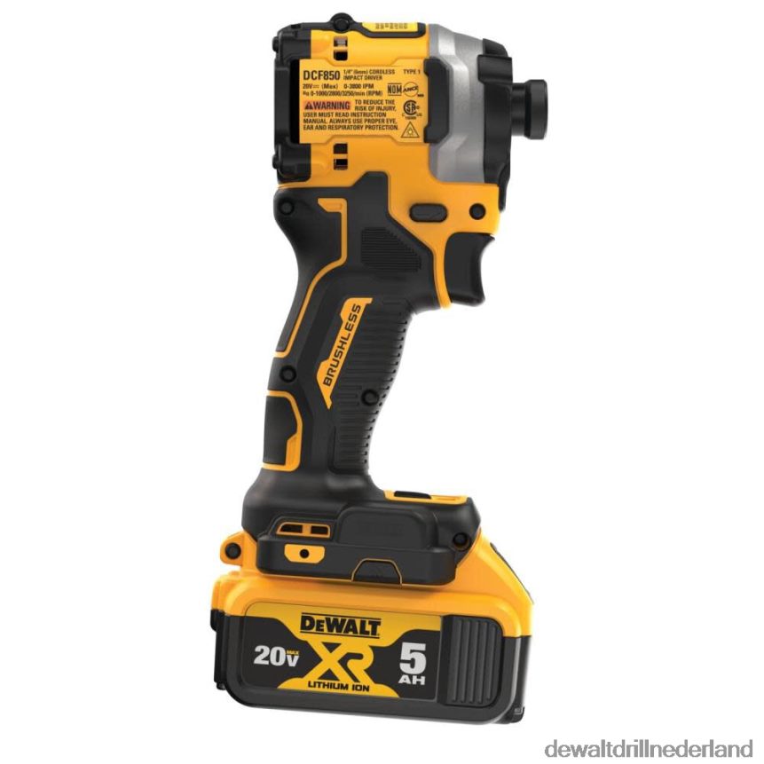 Dewalt Nederland Z6ZND014 | DEWALT atomic 20v max slagschroevendraaierset 1/4 inch 3 snelheden borstelloos draadloos hulpmiddelen