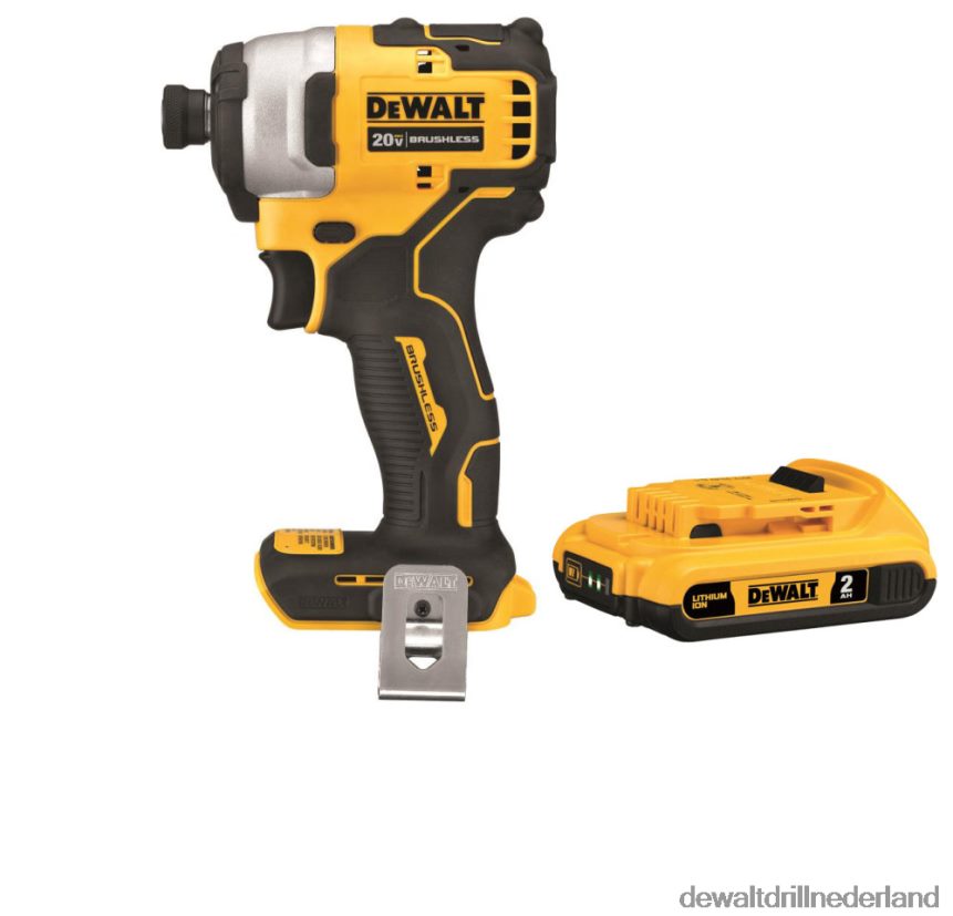 Dewalt Nederland Z6ZND0158 | DEWALT 20v max atomaire compacte 1/4 inch slagschroevendraaier met 2ah batterijbundel hulpmiddelen