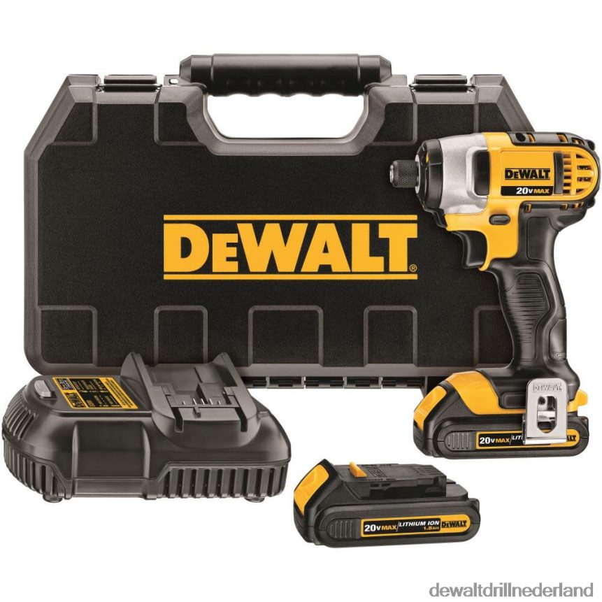 Dewalt Nederland Z6ZND0196 | DEWALT dcf885c2 20v max. lithium-ion 1/4 inch slagschroevendraaierset (1,5ah) (dcf885c2) hulpmiddelen