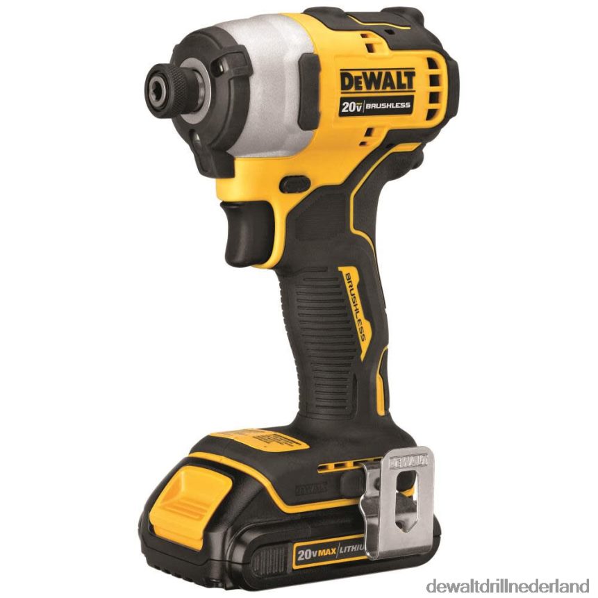 Dewalt Nederland Z6ZND032 | DEWALT 20v max. borstelloze atomaire compacte 1/4 inch slagschroevendraaierset (2 batterijen) hulpmiddelen
