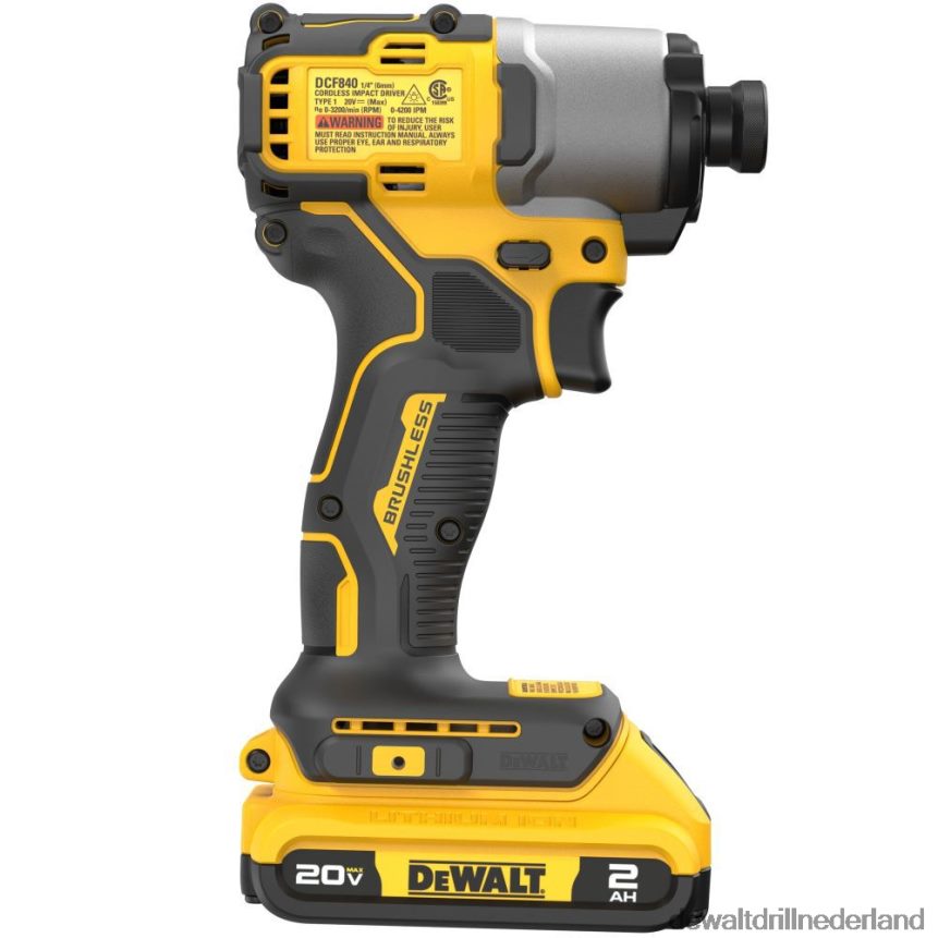 Dewalt Nederland Z6ZND084 | DEWALT 20v max. borstelloze draadloze 1/4 inch slagschroevendraaierset hulpmiddelen