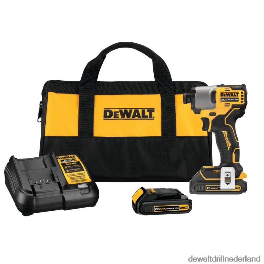 Dewalt Nederland Z6ZND085 | DEWALT 20v max 1/4in slagschroevendraaierset borstelloos draadloos hulpmiddelen