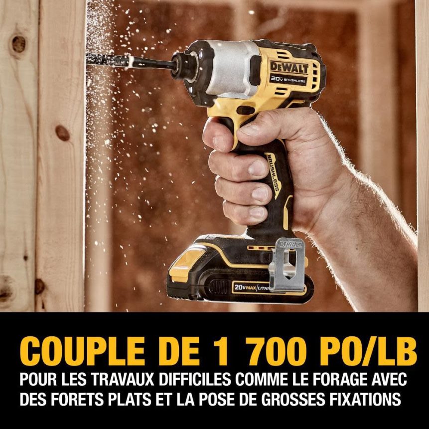Dewalt Nederland Z6ZND085 | DEWALT 20v max 1/4in slagschroevendraaierset borstelloos draadloos hulpmiddelen
