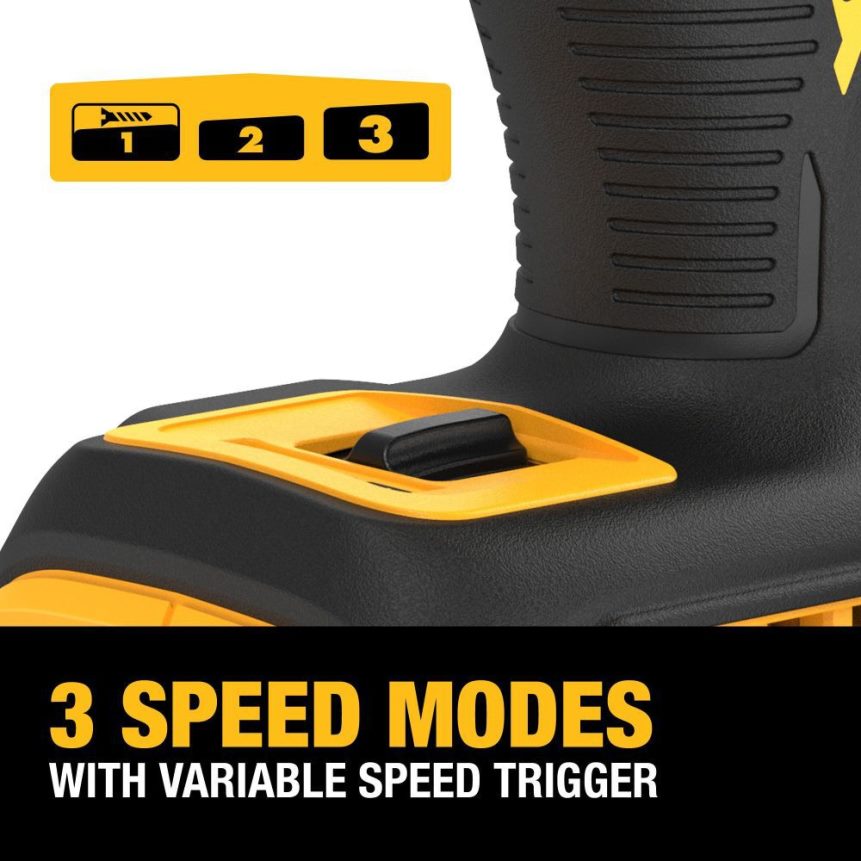 Dewalt Nederland Z6ZND08 | DEWALT 20v max xr 3-speed slagschroevendraaierset met 20v powerstack 5ah batterij 2pk bundel hulpmiddelen