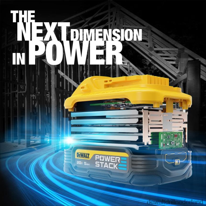 Dewalt Nederland Z6ZND08 | DEWALT 20v max xr 3-speed slagschroevendraaierset met 20v powerstack 5ah batterij 2pk bundel hulpmiddelen
